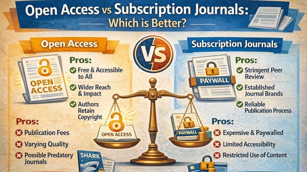 Open Access vs Subscription Journals: Which is Better?