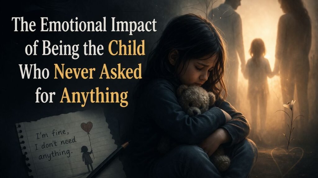 The Emotional Impact of Being the Child Who Never Asked for Anything