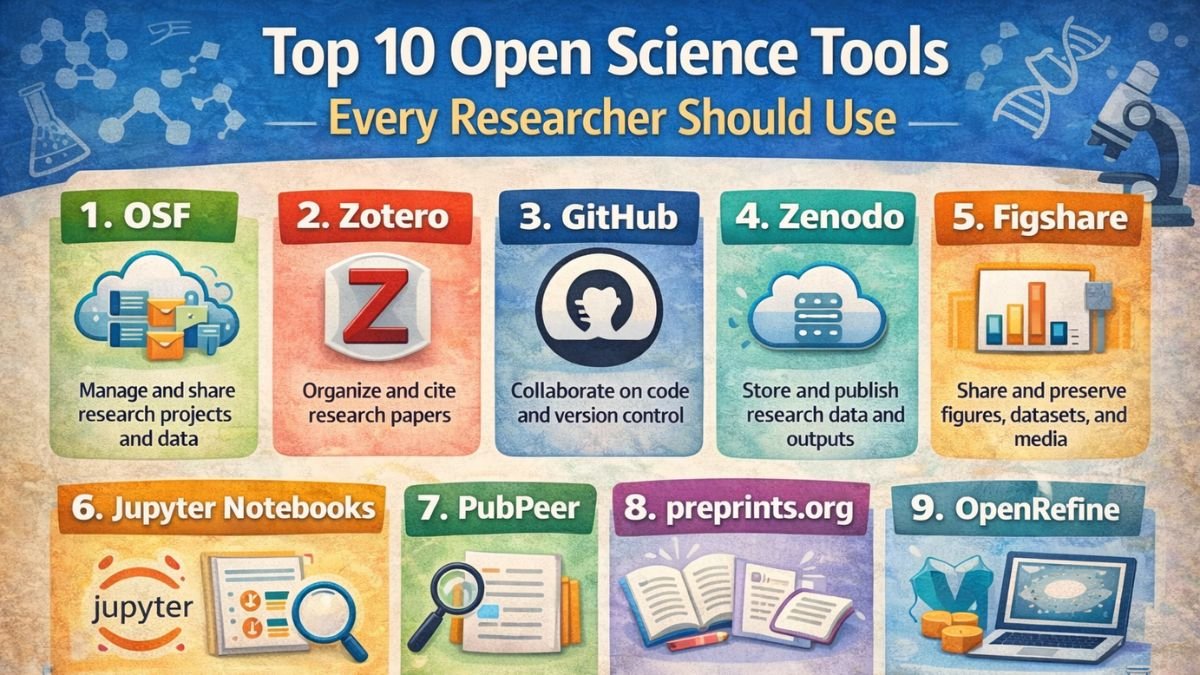 Top 10 Open Science Tools Every Researcher Should Use